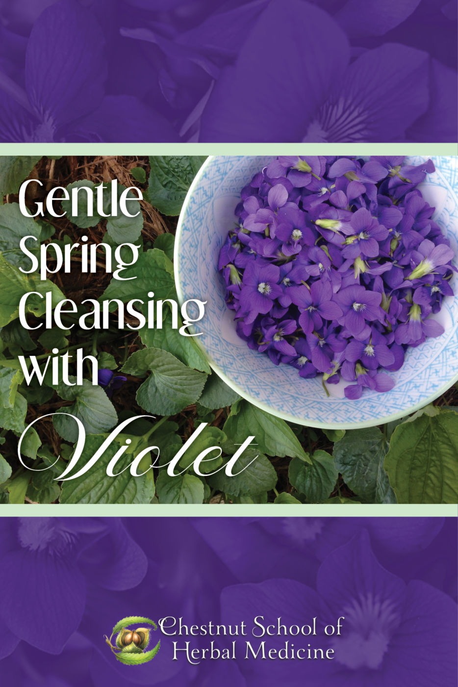Gentle spring cleansing with violet.