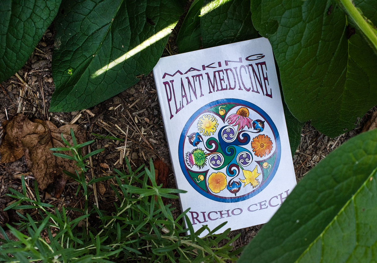 On our list of the best home herbal apothecary books is Making Plant Medicine by Richo Cech.