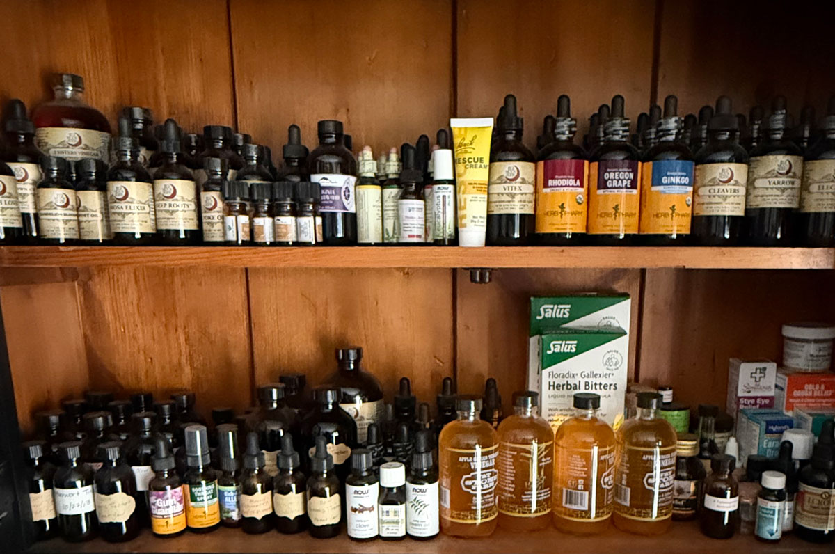 An herbal apothecary can be filled in many ways. For some, pre-made tinctures and remedies are a practical option—especially when starting out, when fresh herbs aren’t available, or when time is short.